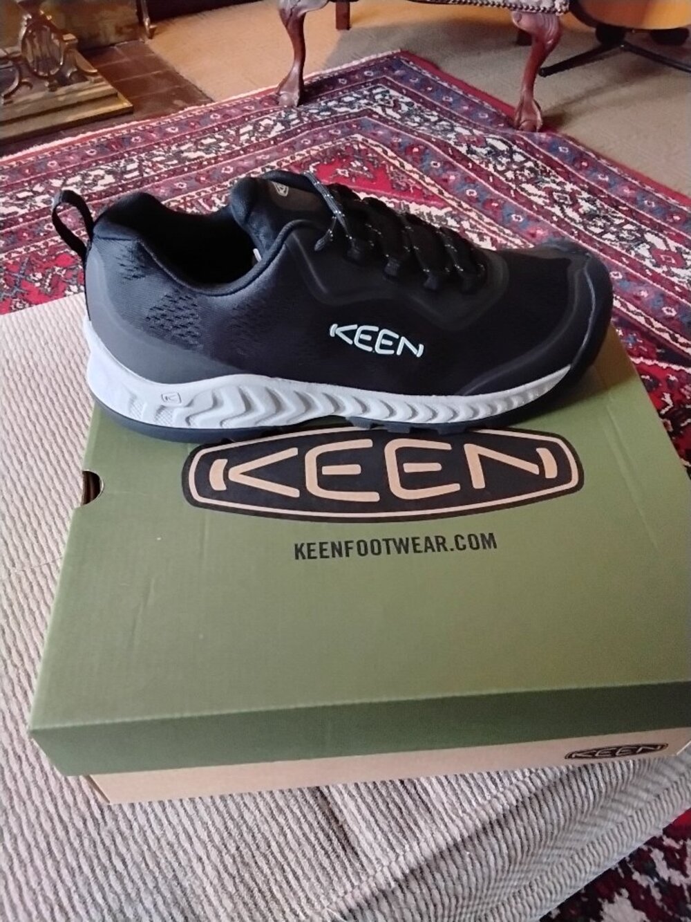 NEW Womens KEEN SHOES NXIS Speed Black/Blue Size 11